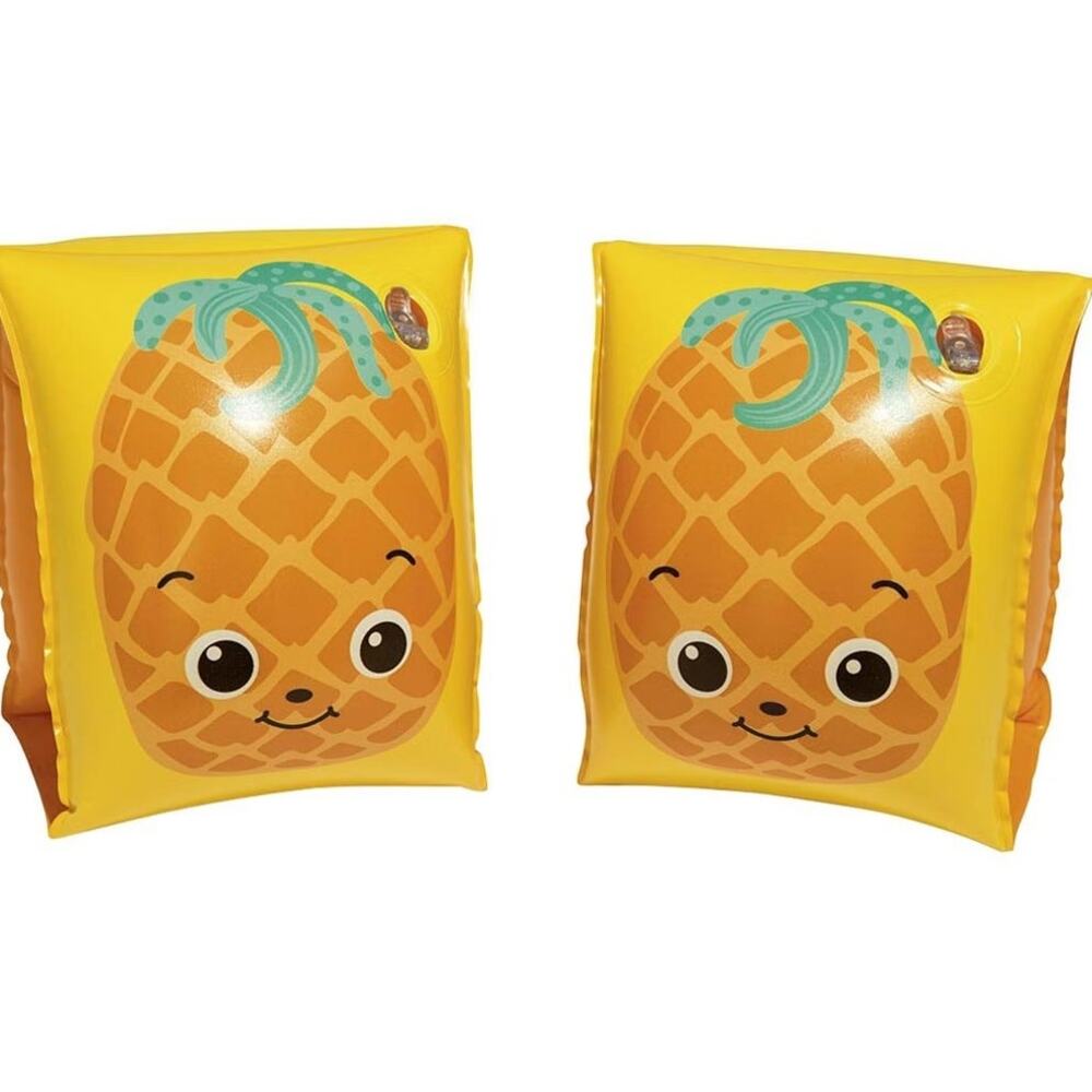 H2O Go! Kids Armbands Floaties, Pineapples, Ages 3-6, 6.5" x 5" x 6" Inflated